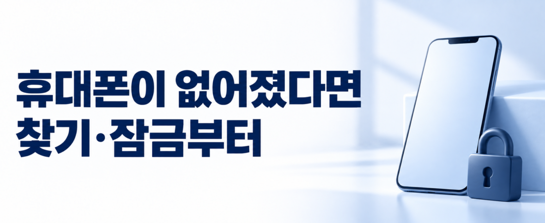 휴대폰 분실했을 때｜갤럭시·아이폰 찾기와 원격잠금
